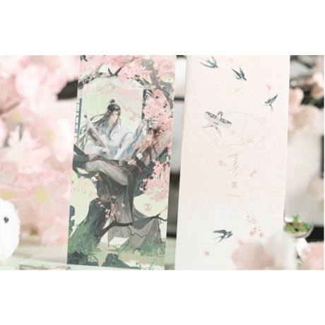 魔道祖師（觅星社）★ 四时岁序（春）【 08 】花箋　※紙《四时岁序（春）系列・花箋》【予約商品・11月中旬以降の発送予定】
