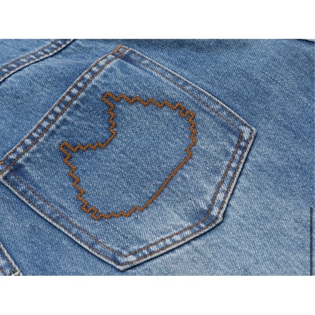 EHz・Z ★ 路飞特别 【 02 】 デニムパンツ《路飞特别系列・路飞斜斜裤》【予約商品・ 発送日未定】