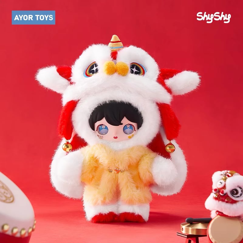 田栩宁・代言人（AYOR TOYS） ☆ ぬいぐるみ（醒狮迎春）約23cm