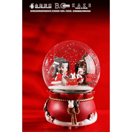 【 アウトレット品・他商品との同梱不可 】魔道祖師（kaze）★ スノードーム（音乐飘雪）《音乐飘雪・水晶球》