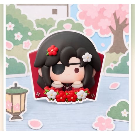 天官賜福（MiniDoll）★ 好运绒绒 【 01 】 マグネット（花朵）　　※PVC　※ブラインド形式《好运绒绒系列・花朵冰箱贴 盲盒》【予約商品・9月以降の発送予定】