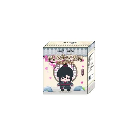 魔道祖師（NICE FUN）★  FUN 小豆 【 01 】ぬいぐるみ ストラップ　※ブラインド形式《FUN 小豆系列・毛绒挂件盲盒》【予約商品・メーカー発送目安：ご注文日より120日以内】