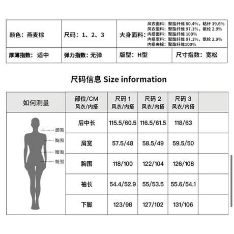 EHz・Z ★ 火花降落 【 15 】2D プリントデザイン・トレンチコート《火花降落・两件套2D印花风衣》【予約商品・ 発送日未定】