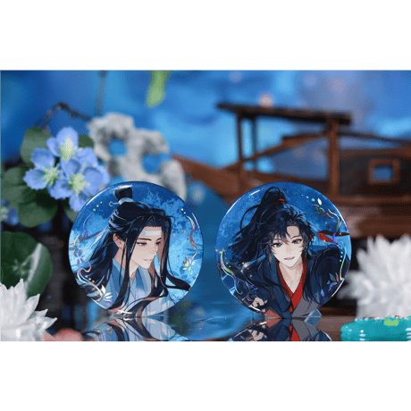 魔道祖師（觅星社）★ 溯流光（莲灯渡）【 01 】 缶バッジ《溯流光（莲灯渡）系列・徽章 套组》【予約商品・11月中旬以降の発送予定】