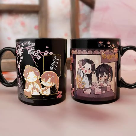 天官赐福（幸运石）★  変色マグカップ（狐小铺）《狐小铺・冷热变色马克杯》