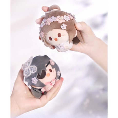 天官賜福（MiniDoll）★ 锦绣繁花 【 02 】ぬいぐるみストラップ（圆滚滚・8cm）《锦绣繁花系列・圆滚滚毛绒挂件（8cm）》【予約商品・11月〜12月以降の発送予定】
