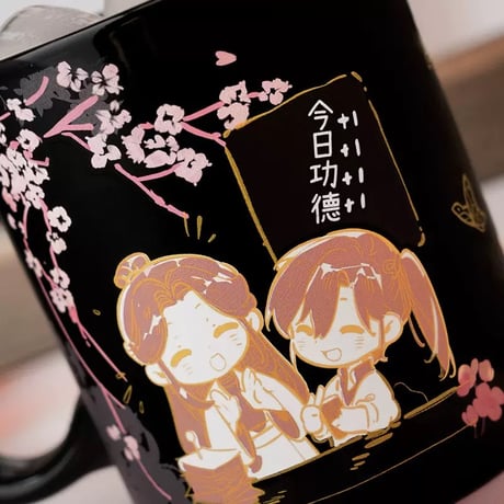 天官赐福（幸运石）★  変色マグカップ（狐小铺）《狐小铺・冷热变色马克杯》