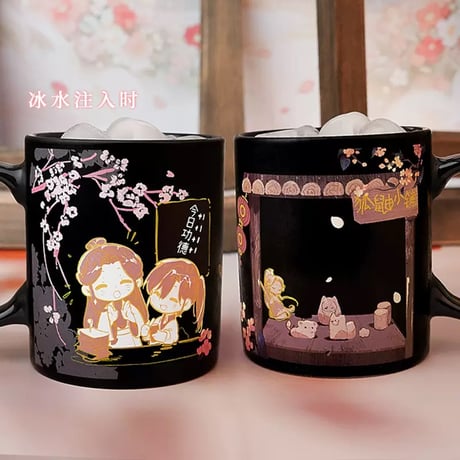 天官赐福（幸运石）★  変色マグカップ（狐小铺）《狐小铺・冷热变色马克杯》
