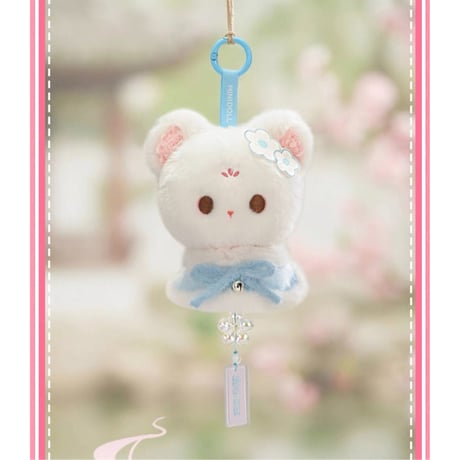 天官賜福（MiniDoll）★ 好运绒绒 【 02 】 ぬいぐるみストラップ（風鈴）　※ブラインド形式《好运绒绒系列・风铃毛绒挂件 盲盒》【予約商品・9月以降の発送予定】