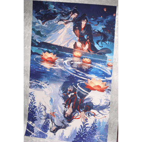 魔道祖師（觅星社）★ 溯流光（枇杷语）【 14 】 タペストリー　※布・木・紙《溯流光（枇杷语）系列・挂画卷轴》【予約商品・11月中旬以降の発送予定】