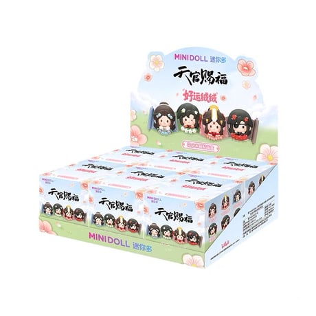 天官賜福（MiniDoll）★ 好运绒绒 【 01 】 マグネット（花朵）　　※PVC　※ブラインド形式《好运绒绒系列・花朵冰箱贴 盲盒》【予約商品・9月以降の発送予定】