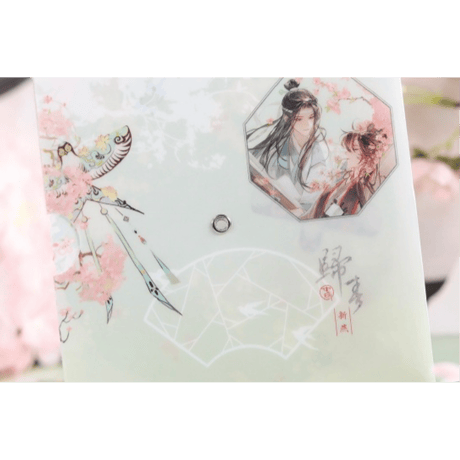 魔道祖師（觅星社）★ 四时岁序（春）【 10 】 回転・ポストカード　※PET・紙・合金《四时岁序（春）系列・旋转明信片》【予約商品・11月中旬以降の発送予定】