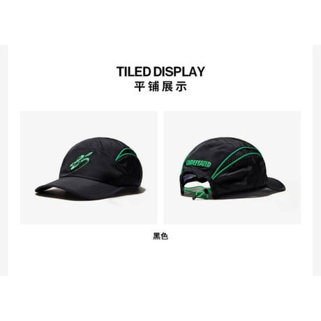 王一博・関連商品（UNDEFEATED）★ 85 Racing 赛车 【 02 】キャップ《尼龙透气五 片帽》【予約商品・メーカー発送目安：発送日未定】