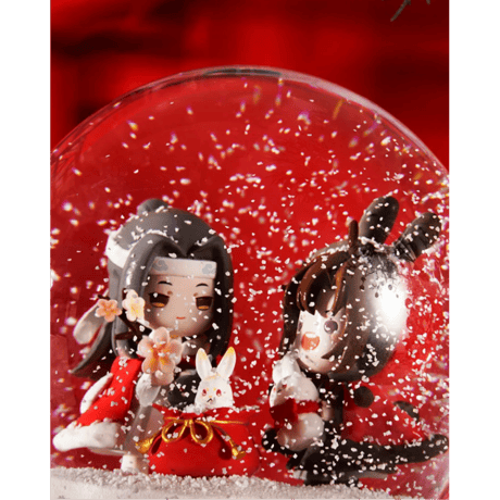 【 アウトレット品・他商品との同梱不可 】魔道祖師（kaze）★ スノードーム（音乐飘雪）《音乐飘雪・水晶球》