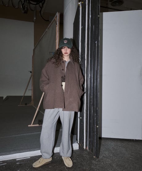 【LE MÉLANGE '26 winter collection】8653903 PECOLAMB GLEN CHECK