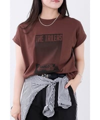 【MICA&DEAL】  0126209203 接触冷感-フォトプリントフレンチスリーブT-shirt