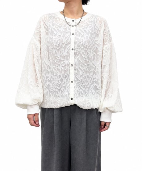 【siro de la bonte | '27 Spring Collection】cut Jacquard 2way shirt R713313