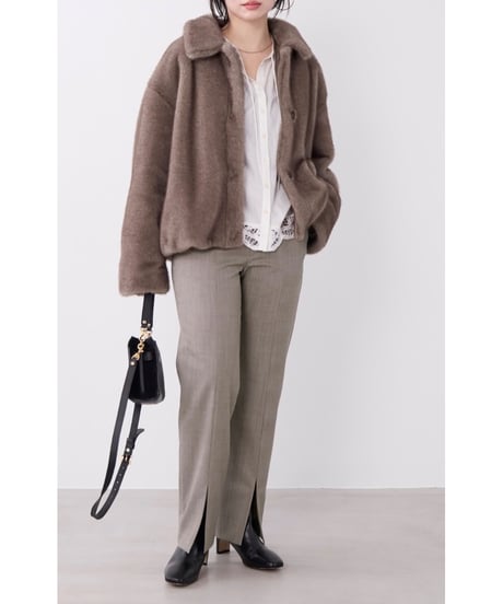 【MICA&DEAL】 ミンクライクファーブルゾン 0126306101