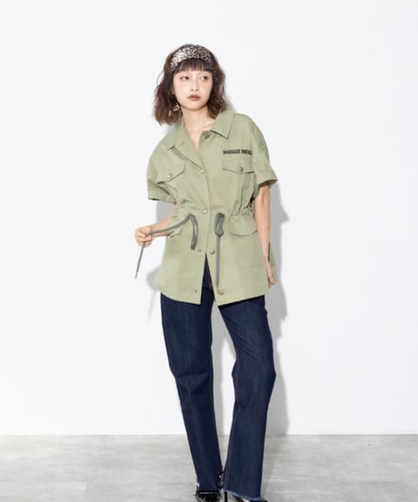 【MARGAUX VINTAGE | '27 Spring Collection】 サファリジャケット  JK 27027／2月上旬から3月上旬発送予定