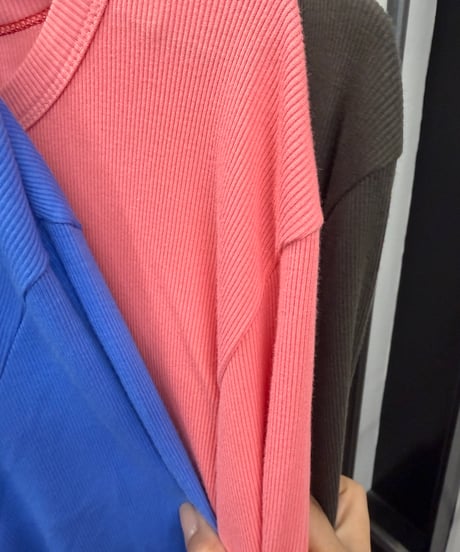 【LE MÉLANGE '26 winter collection】8651003 30/-COTTON / TENCEL RIB