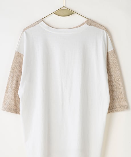 【Lallia Mu】 ファブリックプリントTシャツ 2711538／3月上旬～3月中旬発送予定