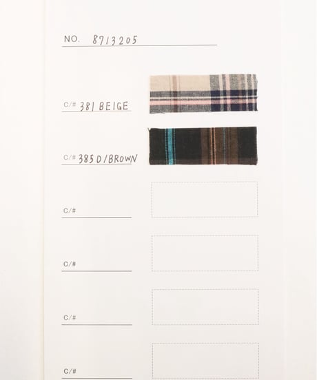 【LE MELANGE | '27 Spring Collection】MADRAS CHCKバンドカラーシャツ 8713205／２月中旬から３月上旬発送予定