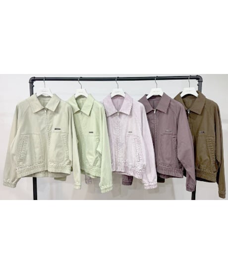 【PRIORITY | Pre-Order '27 Spring Collection】ピグメントブルゾン P71087KR／1月末より発送予定