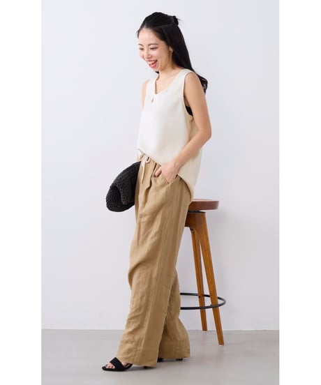 【MICA&DEAL】 0126201111 サテンタンクトップ