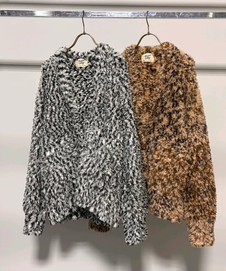 【MARGAUX VINTAGE 26AW】MG  KN - 26127 - A フェザーヤーンVカーディガン