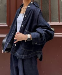 【cafune 27SS】 35419 10oz denim dolman jacket