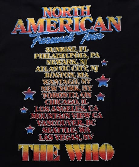 【JOHNBULL】 JT263C33 アーティストTシャツ（The Who / Eagle）
