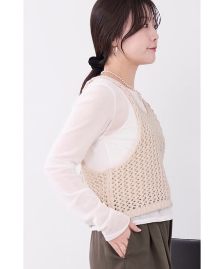 【MICA&DEAL】 0126308052 レイヤードニットタンク