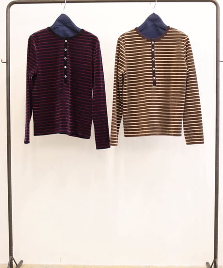 【LE MÉLANGE '26 winter collection】8651002 CORDUROY BORDER　前後着用