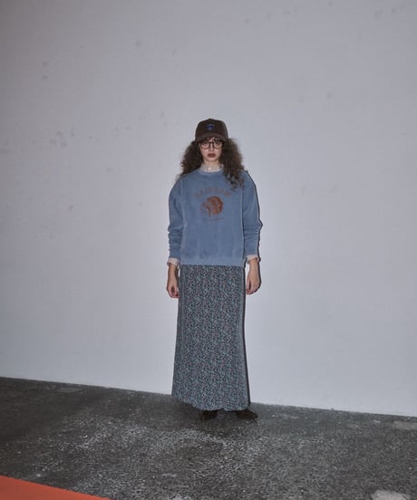 【LE MÉLANGE '26 winter collection】8651006 9.5OZ GARMENT DYED BACK FLEECE PILE 製品洗い