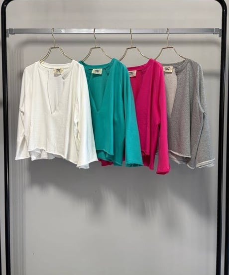 【MARGAUX VINTAGE | '27 Spring Collection】 裏毛スキッパーPO   CT 27025／2月上旬から3月上旬発送予定