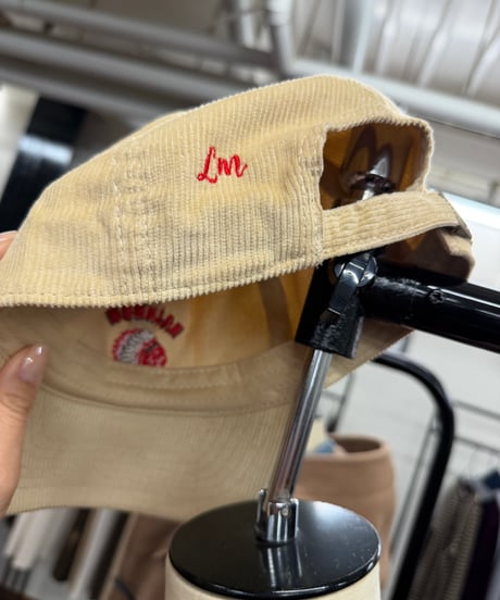 【LE MÉLANGE '26 winter collection】8658001 CORDUROY BASEBALL CAP