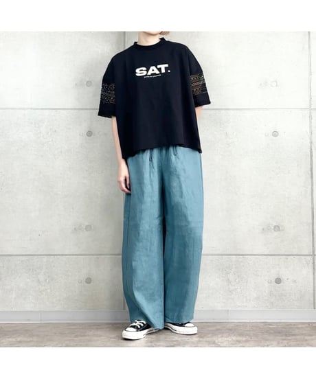 全国送料185円【AUG】 862112 リネン リラックスパンツ