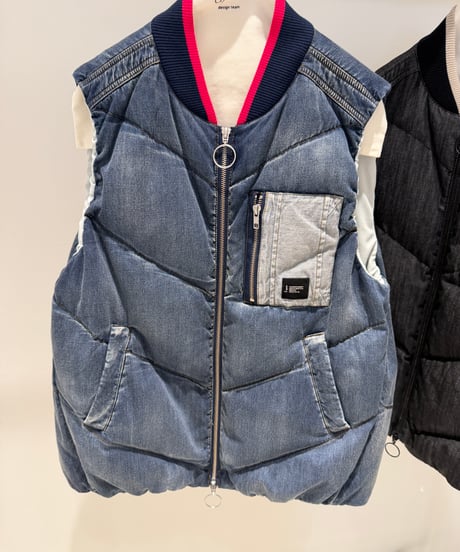 【ayane '26 winter collection】876809 ダンガリーダウンベスト