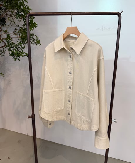 【cafune 27SS】 35419 10oz denim dolman jacket