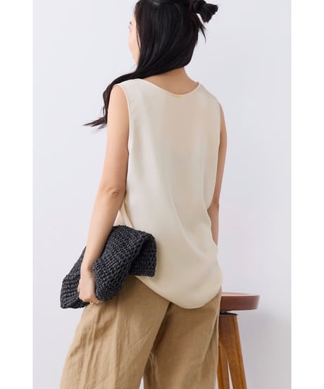 【MICA&DEAL】 0126201111 サテンタンクトップ