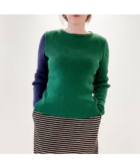 【sfide -スフィーデ-】 Border Knit NO.1263001