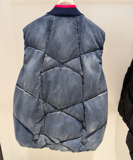 【ayane '26 winter collection】876809 ダンガリーダウンベスト