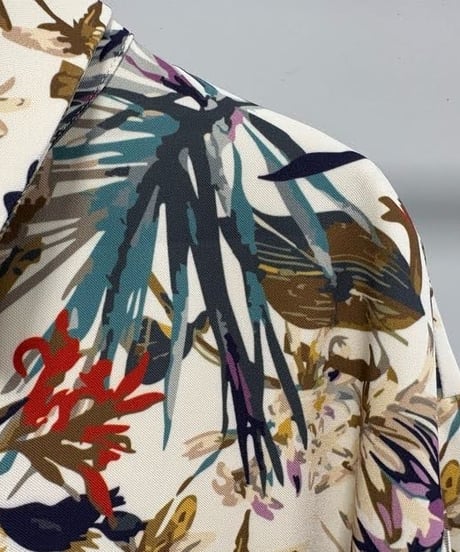 【MARGAUX VINTAGE | '27 Spring Collection】 ボタニカル柄ブラウス  BL 27010／1月下旬から2月中旬発送予定