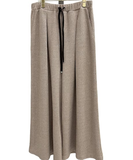 【ayane '26 winter collection】876818 ヘリンボーンジャガードポンチタックワイドパンツ