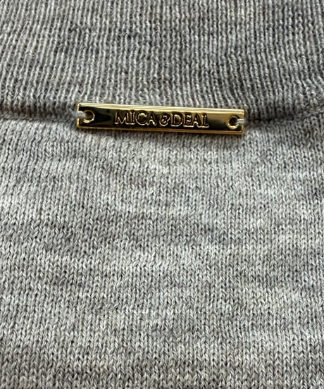 【MICA&DEAL】0126308092 cotton/yak knit p/o