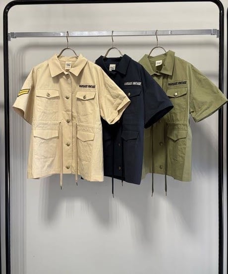 【MARGAUX VINTAGE | '27 Spring Collection】 サファリジャケット  JK 27027／2月上旬から3月上旬発送予定