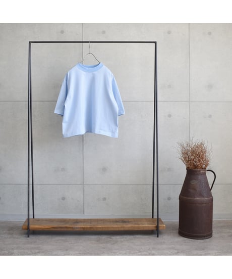 【AUG】 862313 クールタッチ天竺 6分袖クロップド Tee｜接触冷感