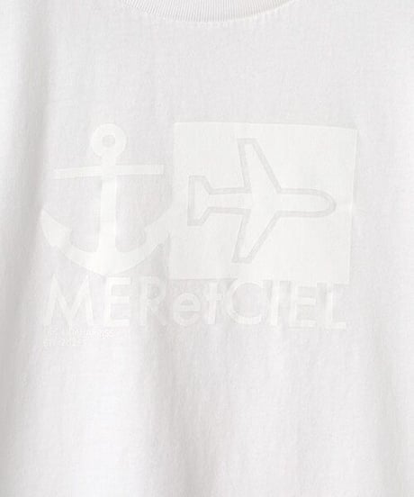 全国送料185円【Harriss】BK251-61260 MERetCIEL柄Tシャツ