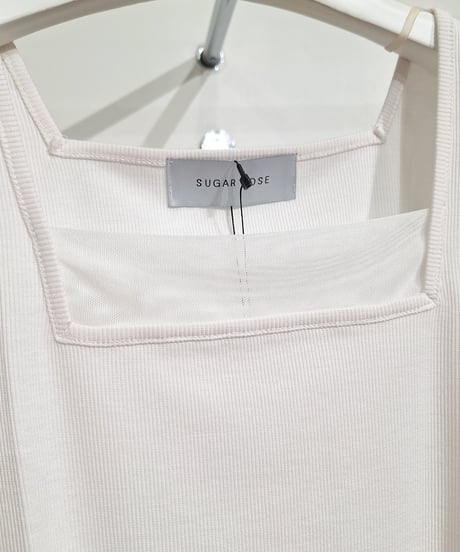 全国送料185円【SUGAR ROSE】269551 メッシュ切り替えスクエアタンク