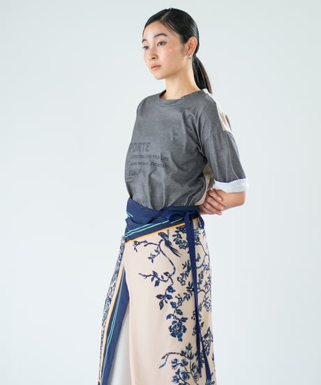 【Lallia Mu】ウエストラップスカーフ 2711961／3月上旬～3月中旬発送予定